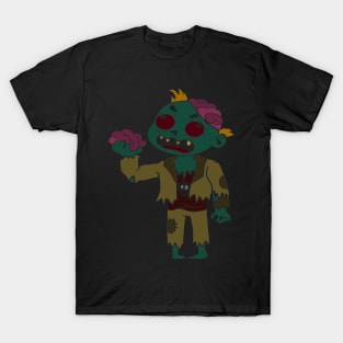 Halloween pictures on t-shirt for kids zombie T-Shirt